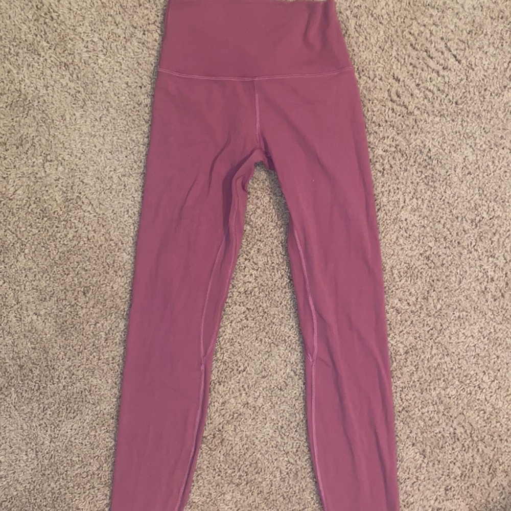 Lululemon Women's Yoga Align High-Rise Pants 28" - Pink size 6